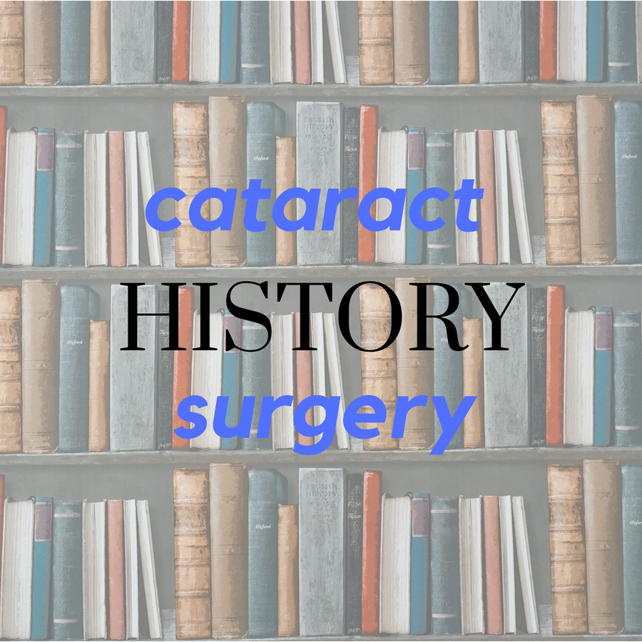 Brief History of Cataract Surgery Whitten Laser Eye